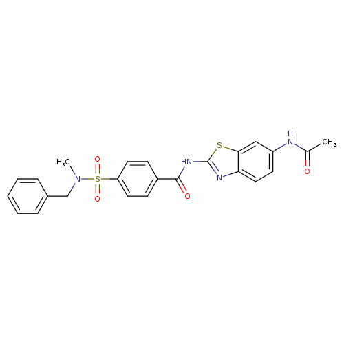 4-[benzyl(methyl)sulfamoyl]-N-(6-acetamido-1,3-benzothiazol-2-yl)benzamide