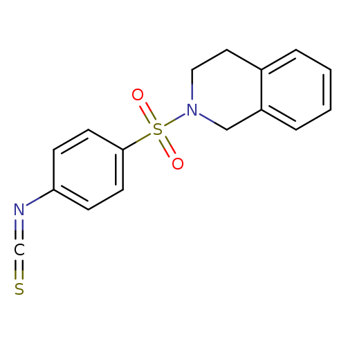 2-[(4-Isothiocyanatophenyl)sulfonyl]-1,2,3,4-tetrahydroisoquinoline