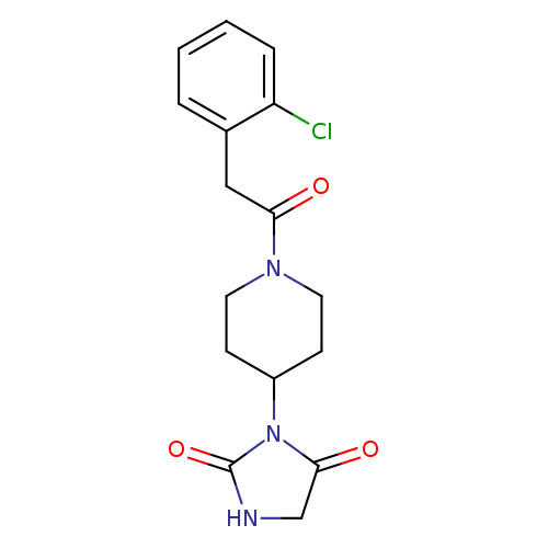 3-{1-[2-(2-chlorophenyl)acetyl]piperidin-4-yl}imidazolidine-2,4-dione