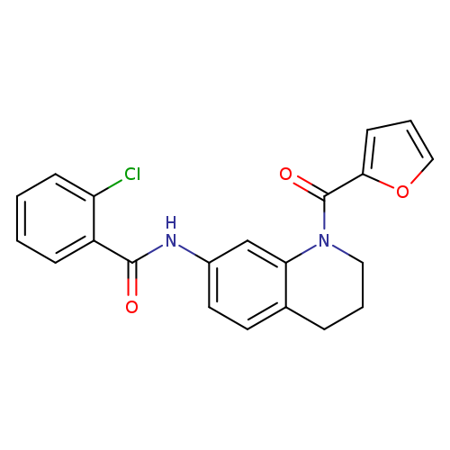 2-chloro-N-[1-(furan-2-carbonyl)-1,2,3,4-tetrahydroquinolin-7-yl]benzamide