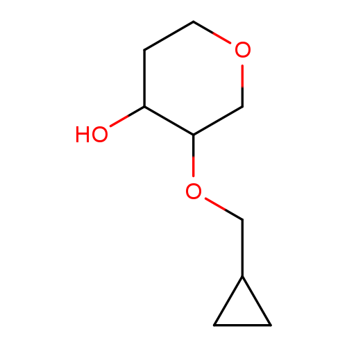 3-(cyclopropylmethoxy)oxan-4-ol