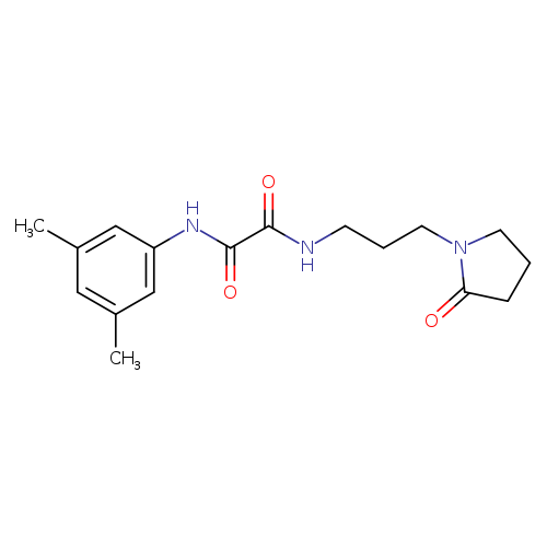 N'-(3,5-dimethylphenyl)-N-[3-(2-oxopyrrolidin-1-yl)propyl]ethanediamide