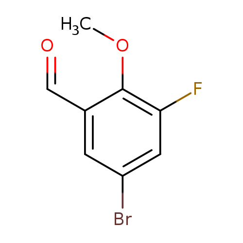 Benzaldehyde, 5-bromo-3-fluoro-2-methoxy-
