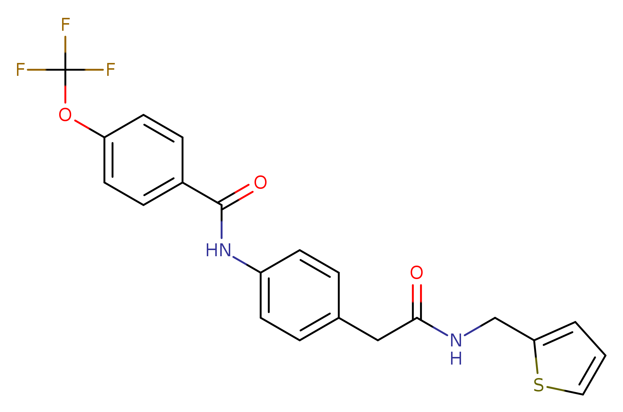 N-[4-({[(thiophen-2-yl)methyl]carbamoyl}methyl)phenyl]-4-(trifluoromethoxy)benzamide