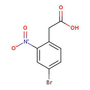 Benzeneacetic acid, 4-​bromo-​2-​nitro-