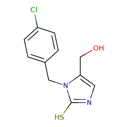 2H-Imidazole-2-thione,1-[(4-chlorophenyl)methyl]-1,3-dihydro-5-(hydroxymethyl)-