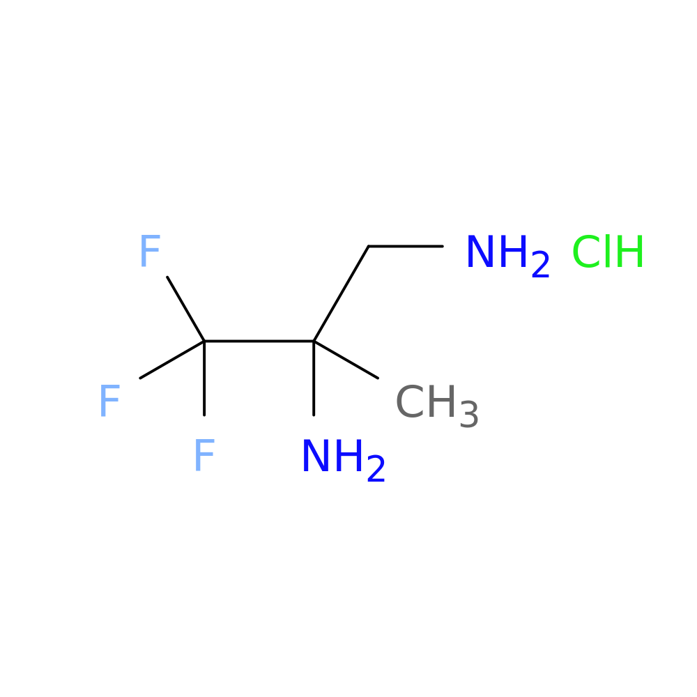 3,3,3-trifluoro-2-methylpropane-1,2-diamine hydrochloride