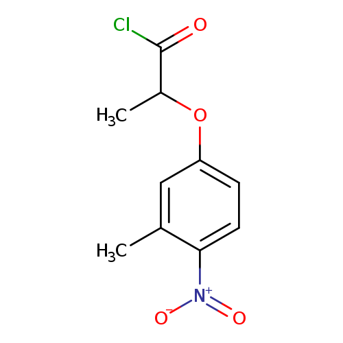 2-(3-Methyl-4-nitrophenoxy)propanoyl chloride