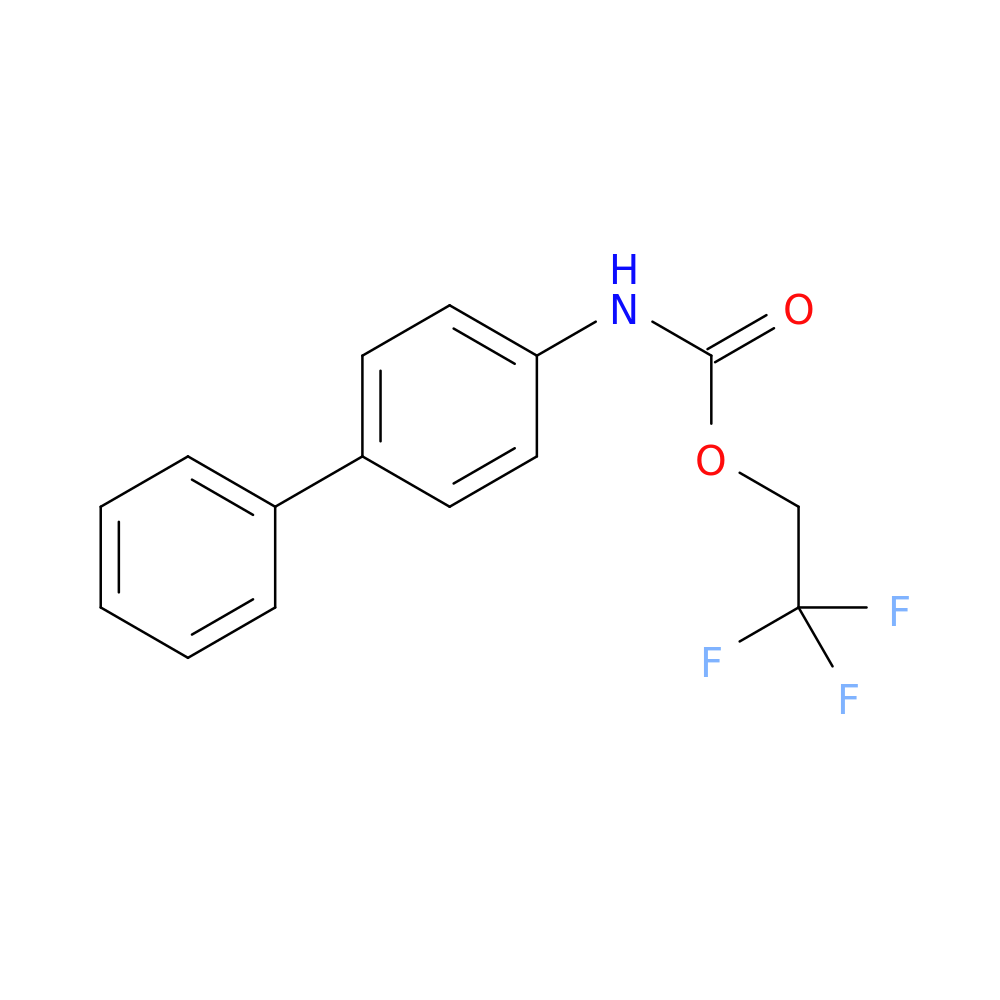 2,2,2-trifluoroethyl N-{[1,1'-biphenyl]-4-yl}carbamate
