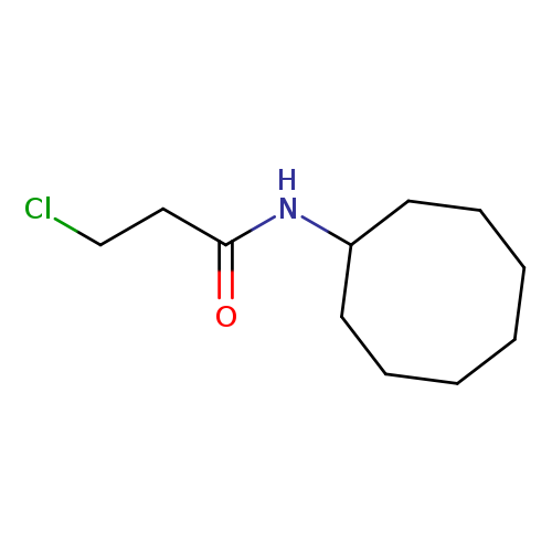 3-chloro-N-cyclooctylpropanamide