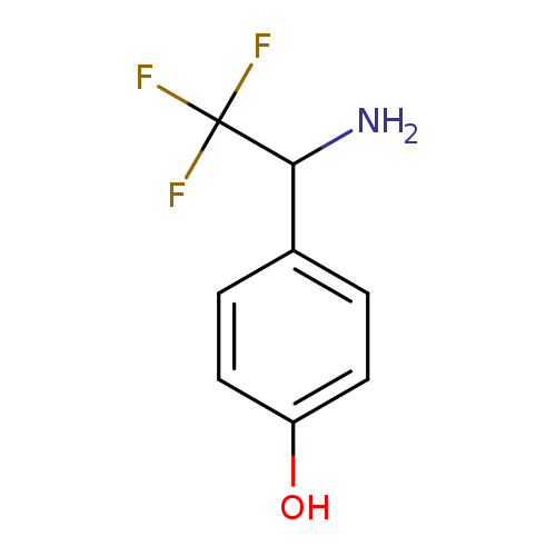 Phenol, 4-(1-amino-2,2,2-trifluoroethyl)-