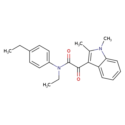 2-(1,2-dimethyl-1H-indol-3-yl)-N-ethyl-N-(4-ethylphenyl)-2-oxoacetamide