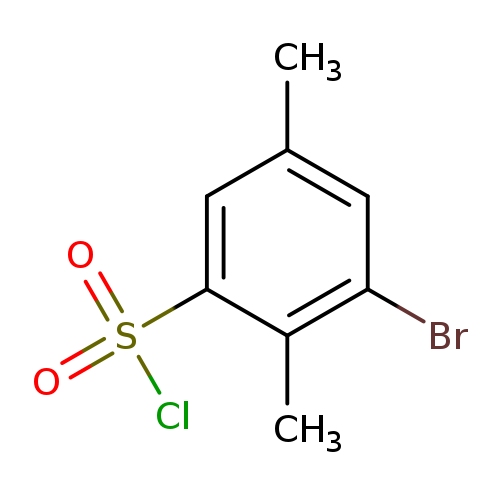3-bromo-2,5-dimethylbenzene-1-sulfonyl chloride