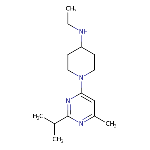 N-ethyl-1-[6-methyl-2-(propan-2-yl)pyrimidin-4-yl]piperidin-4-amine