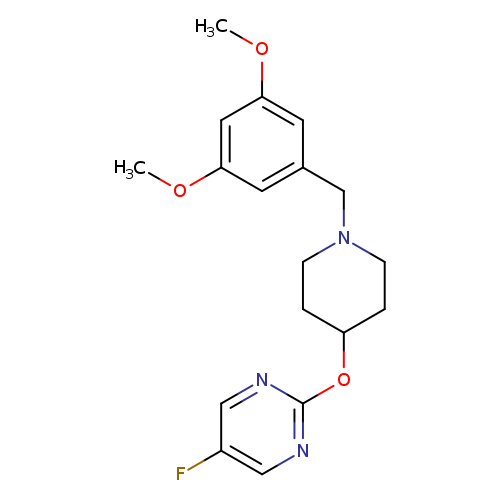2-({1-[(3,5-dimethoxyphenyl)methyl]piperidin-4-yl}oxy)-5-fluoropyrimidine