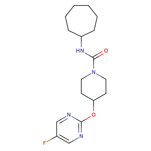 N-cycloheptyl-4-[(5-fluoropyrimidin-2-yl)oxy]piperidine-1-carboxamide