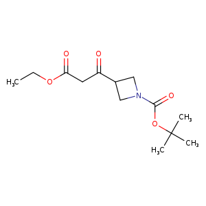 3-Azetidinepropanoic acid, 1-[(1,1-dimethylethoxy)carbonyl]-β-oxo-, ethyl ester