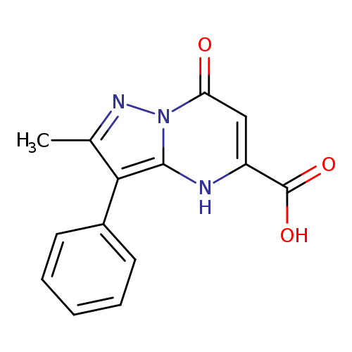 2-methyl-7-oxo-3-phenyl-4,7-dihydropyrazolo[1,5-a]pyrimidine-5-carboxylic acid