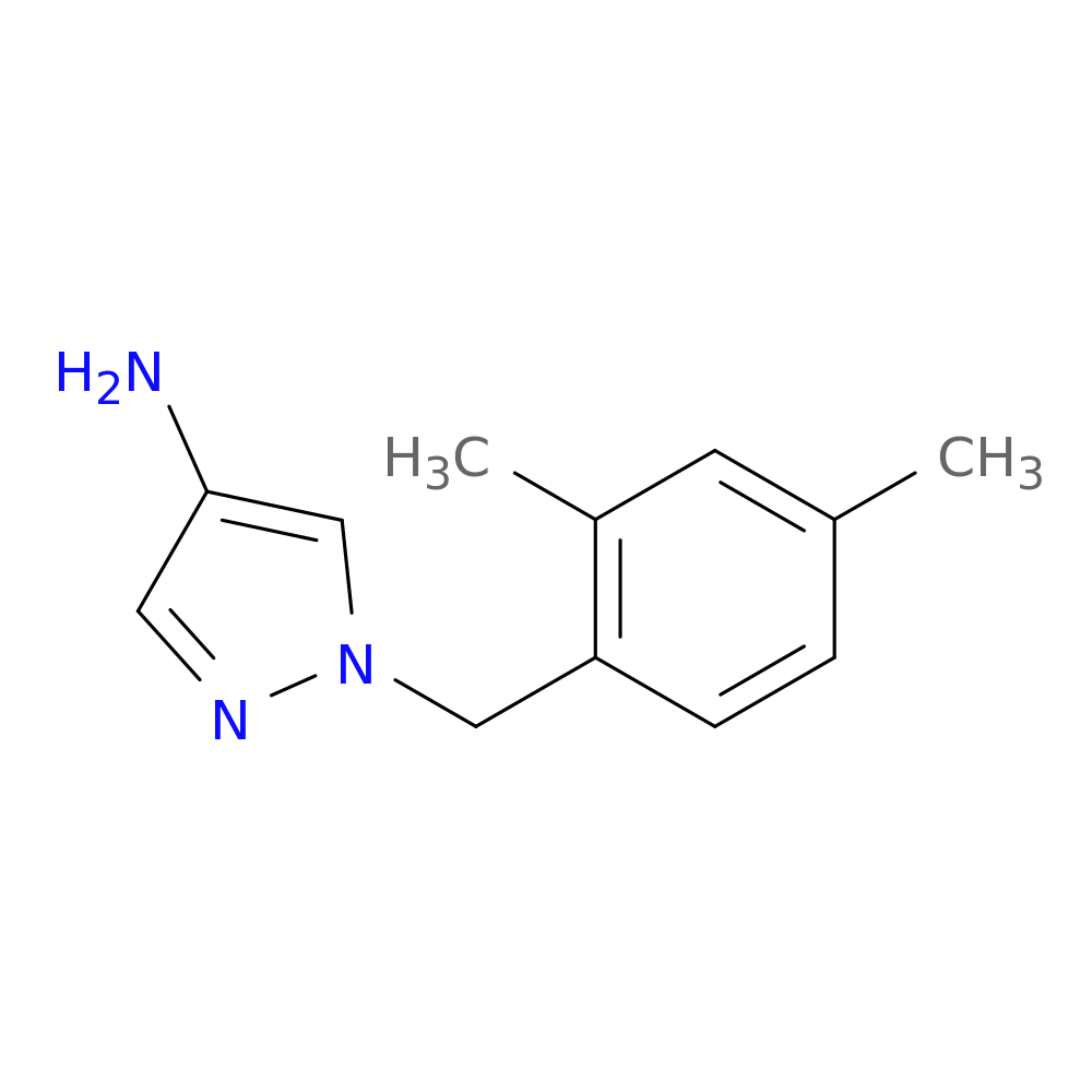1-[(2,4-dimethylphenyl)methyl]-1H-pyrazol-4-amine