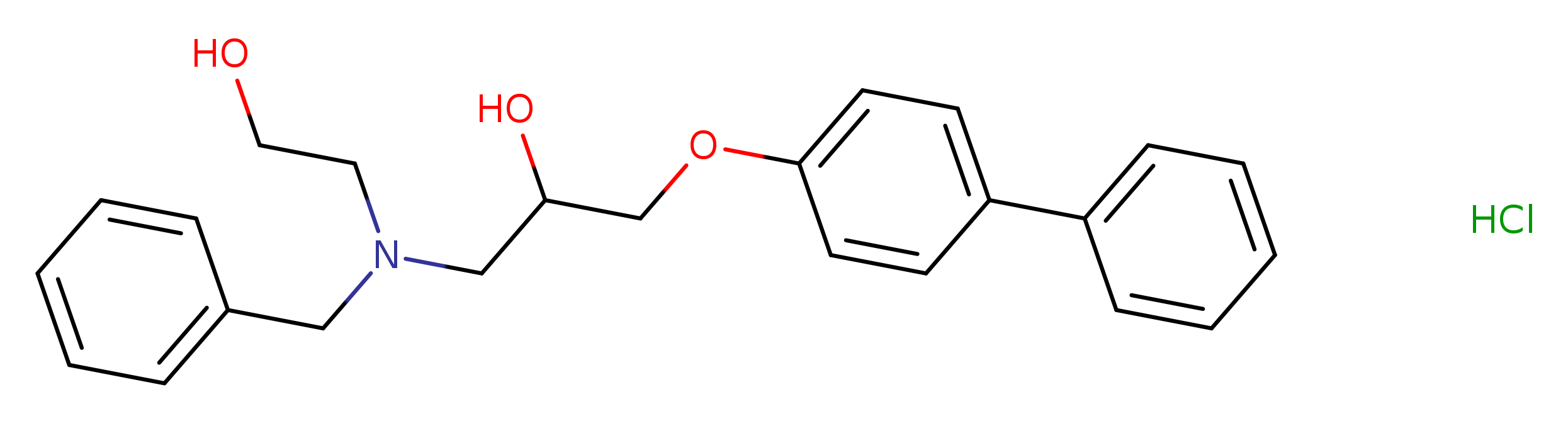 1-[benzyl(2-hydroxyethyl)amino]-3-{[1,1'-biphenyl]-4-yloxy}propan-2-ol hydrochloride