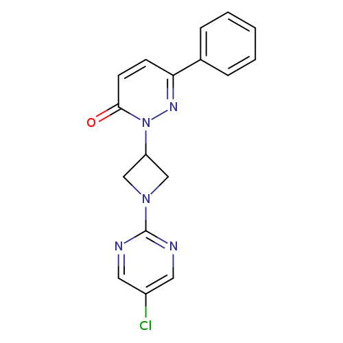 2-[1-(5-chloropyrimidin-2-yl)azetidin-3-yl]-6-phenyl-2,3-dihydropyridazin-3-one