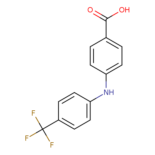 Benzoic acid, 4-[[4-(trifluoromethyl)phenyl]amino]-