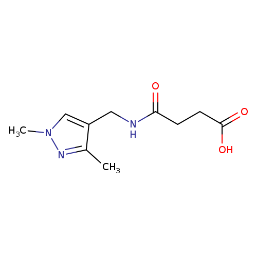 4-(((1,3-Dimethyl-1H-pyrazol-4-yl)methyl)amino)-4-oxobutanoic acid