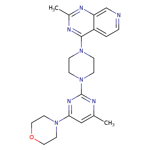 4-[6-methyl-2-(4-{2-methylpyrido[3,4-d]pyrimidin-4-yl}piperazin-1-yl)pyrimidin-4-yl]morpholine