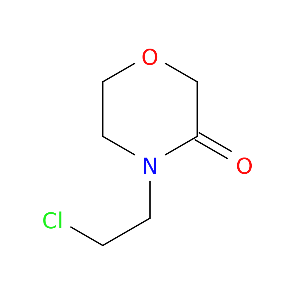 4-(2-chloroethyl)morpholin-3-one