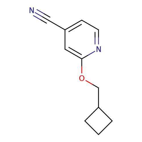 2-(Cyclobutylmethoxy)isonicotinonitrile