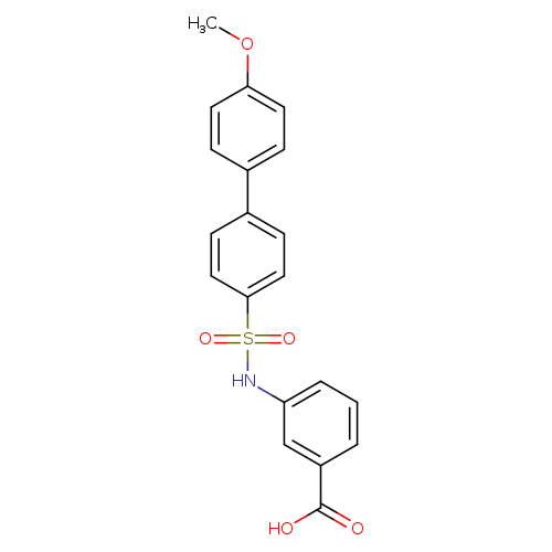 Benzoicacid, 3-[[(4'-methoxy[1,1'-biphenyl]-4-yl)sulfonyl]amino]-