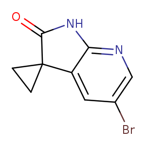 Spiro[cyclopropane-1,3'-[3H]pyrrolo[2,3-b]pyridin]-2'(1'H)-one, 5'-bromo-