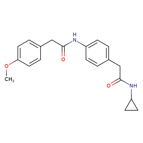 N-cyclopropyl-2-{4-[2-(4-methoxyphenyl)acetamido]phenyl}acetamide