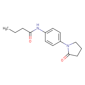 N-[4-(2-oxopyrrolidin-1-yl)phenyl]butanamide