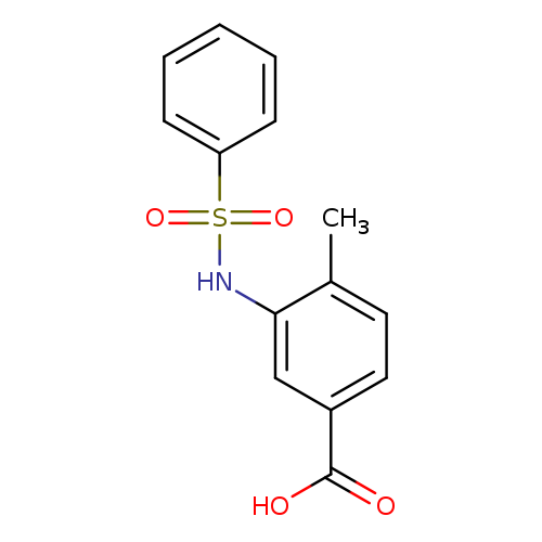 4-Methyl-3-[(phenylsulfonyl)amino]benzoic acid