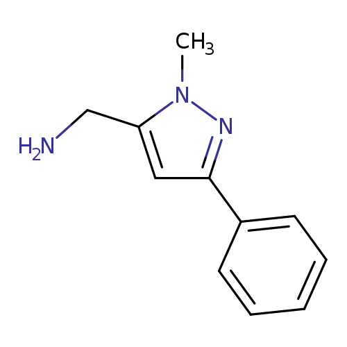 (1-Methyl-3-phenyl-1h-pyrazol-5-yl)methylamine