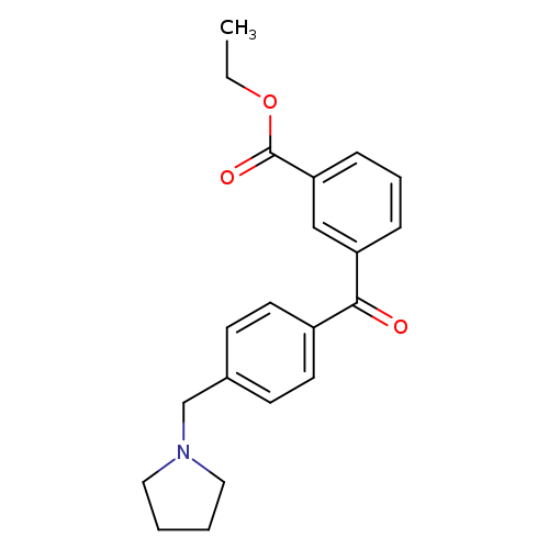 3-Carboethoxy-4'-pyrrolidinomethyl benzophenone