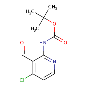 tert-Butyl (4-chloro-3-formylpyridin-2-yl)carbamate
