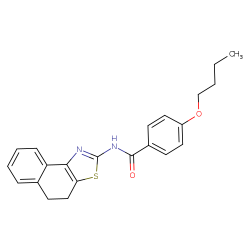 4-butoxy-N-{4H,5H-naphtho[1,2-d][1,3]thiazol-2-yl}benzamide