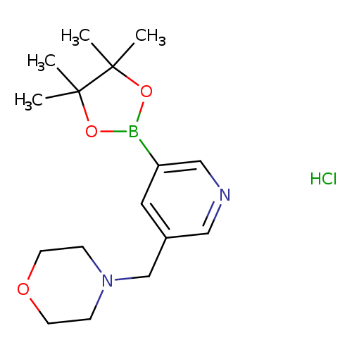 5-Morpholinomethylpyridine-3-boronic acid pinacol ester HCl