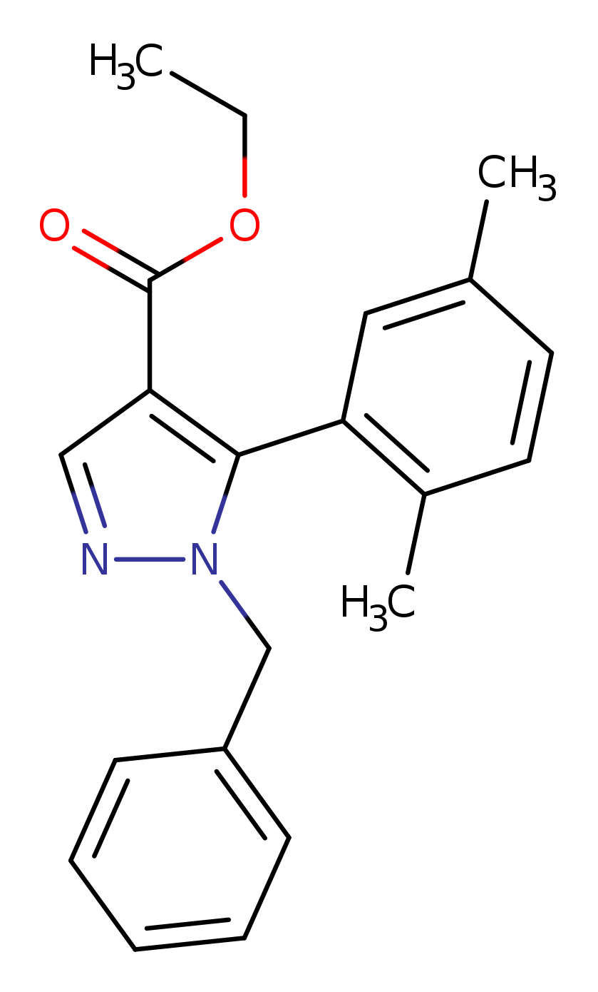 ethyl 1-benzyl-5-(2,5-dimethylphenyl)-1H-pyrazole-4-carboxylate