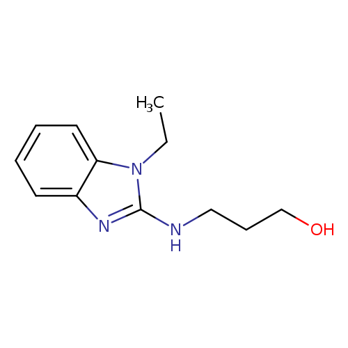 3-((1-Ethyl-1H-benzo[d]imidazol-2-yl)amino)propan-1-ol