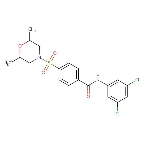 N-(3,5-dichlorophenyl)-4-[(2,6-dimethylmorpholin-4-yl)sulfonyl]benzamide