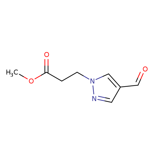 Methyl 3-(4-formyl-1h-pyrazol-1-yl)propanoate