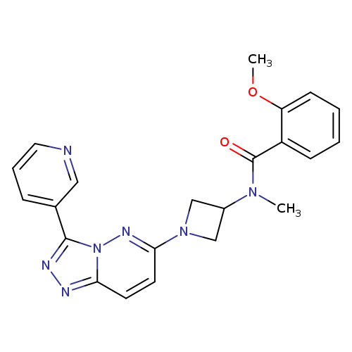 2-methoxy-N-methyl-N-{1-[3-(pyridin-3-yl)-[1,2,4]triazolo[4,3-b]pyridazin-6-yl]azetidin-3-yl}benzamide
