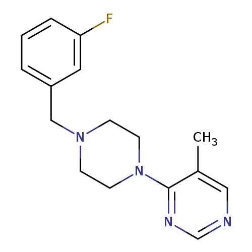 4-{4-[(3-fluorophenyl)methyl]piperazin-1-yl}-5-methylpyrimidine