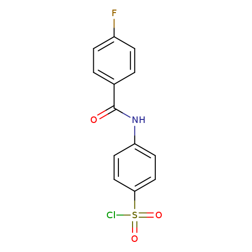 4-(4-Fluorobenzamido)benzene-1-sulfonyl chloride