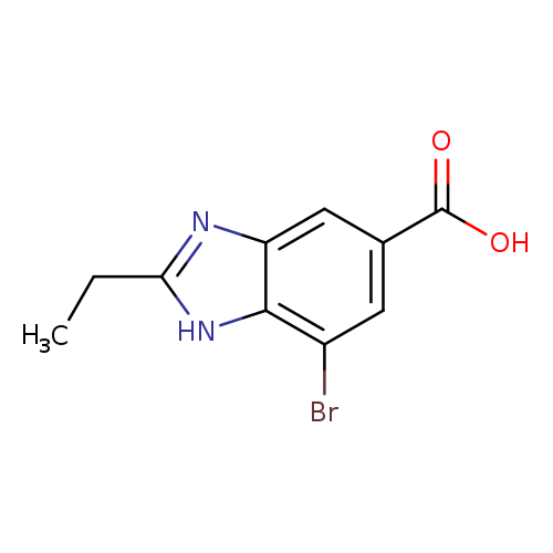 7-BROMO-2-ETHYL-1H-BENZO[D]IMIDAZOLE-5-CARBOXYLIC ACID