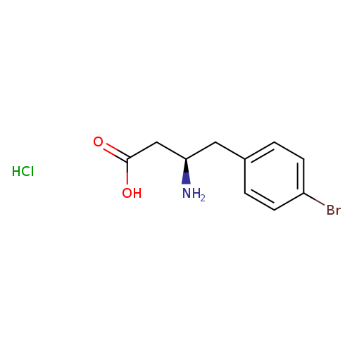 Benzenebutanoic acid, b-amino-4-bromo-, hydrochloride (1:1), (bR)-