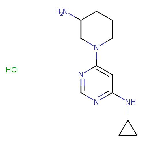 [6-(3-Amino-piperidin-1-yl)-pyrimidin-4-yl]-cyclopropyl-amine hydrochloride